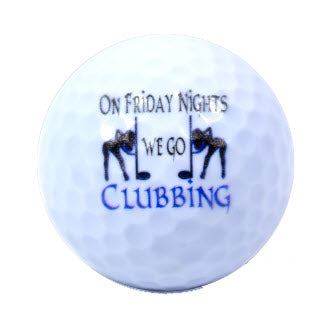 New Novelty Deluxe Golf Humor 2 Mix of Golf Balls