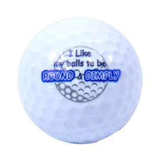 New Novelty Deluxe Golf Humor 2 Mix of Golf Balls