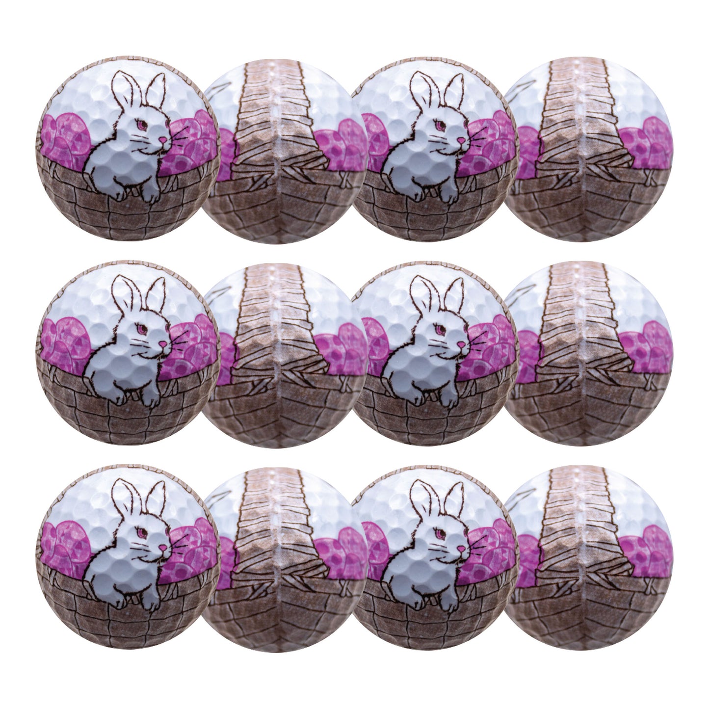 New Novelty Easter Bunny Golf Balls