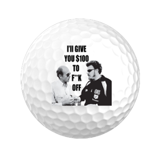 New Novelty Deluxe Trailer Park Boyz Mix of Golf Balls