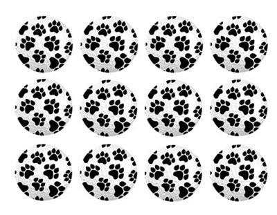 New Novelty Paw Print Golf Balls