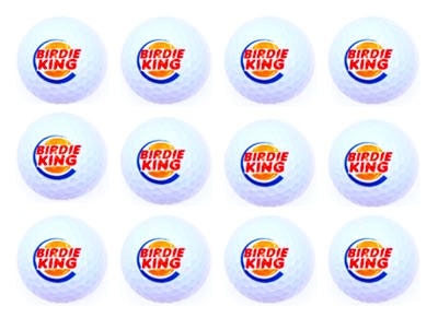 New Novelty Birdie King Golf Balls