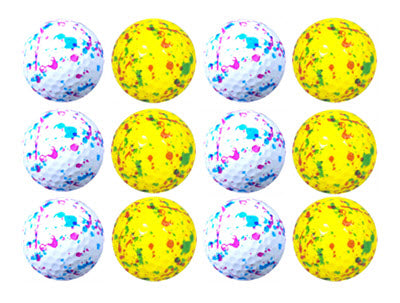 New Novelty Confetti Drip Mix of Golf Balls