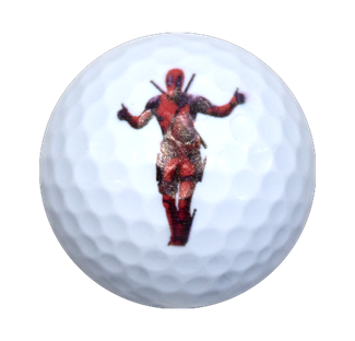 New Novelty Superhero Deadpool Golf Balls