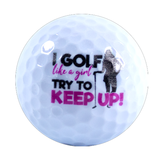New Novelty Deluxe Golf Like a Girl Mix of Golf Balls