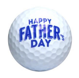 New Novelty Happy Father's Day Golf Balls, Tees and Mug Set