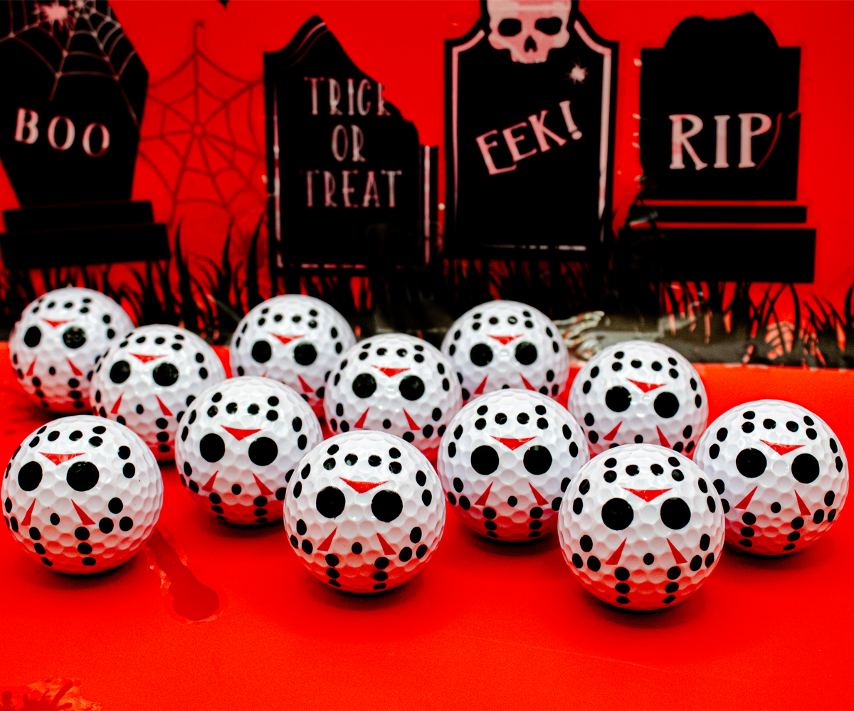 New Novelty Horror Hockey Mask Golf Balls