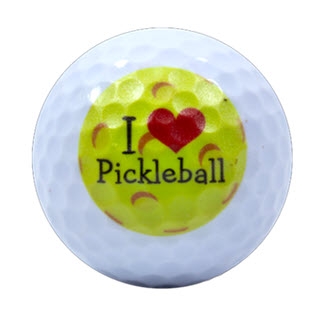 New Novelty Deluxe Pickleball Mix of Golf Balls