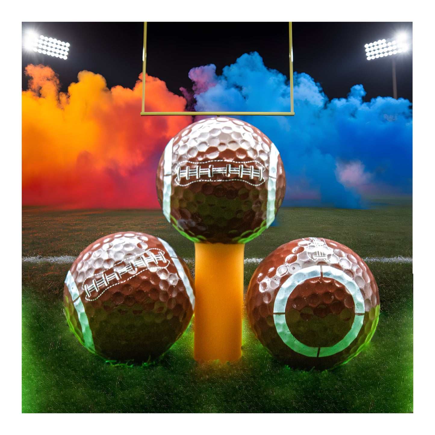 New Novelty Football Golf Balls