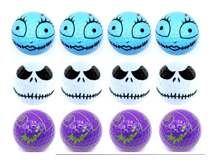 New Novelty Nightmare Mix of Golf Balls