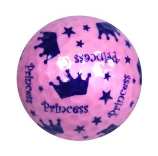 New Novelty Pink Princess Golf Balls