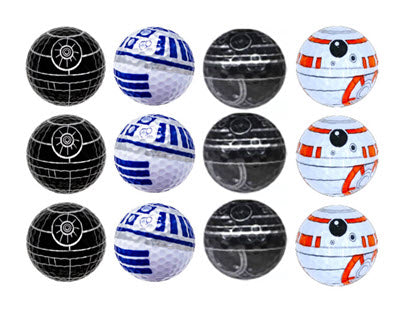 New Novelty Star Wars #1 Mix of Golf Balls