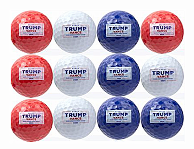 New Novelty Trump - Vance 2024 Golf Balls