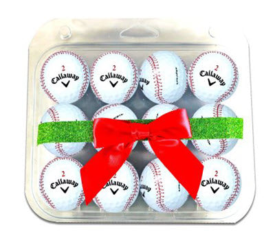 Callaway Chrome Soft Baseball Refinished Golf Balls
