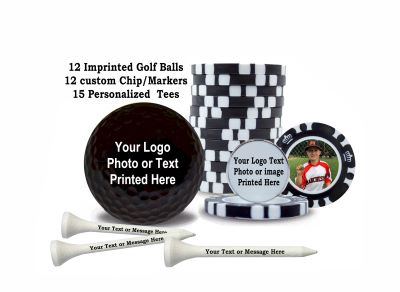 New Customized Black Golf Party Pack