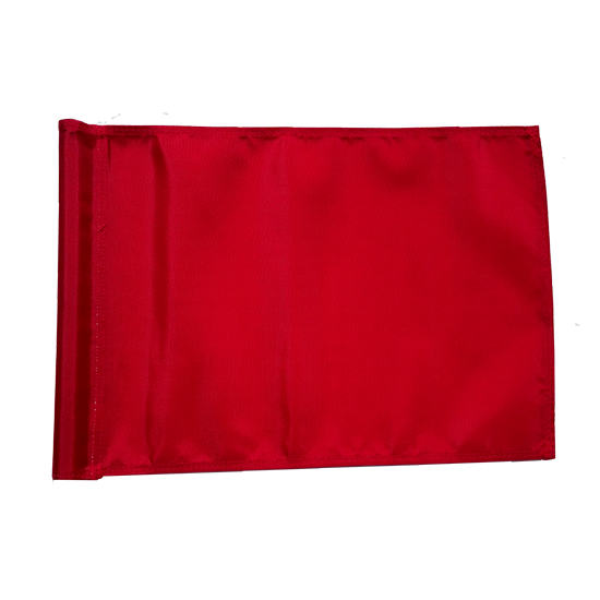 Medium Solid 14" x 19" Red Flag