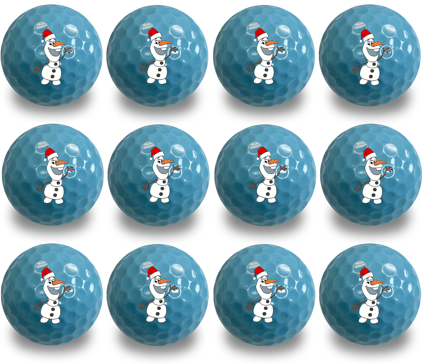 New Novelty Olaf Christmas Golf Balls