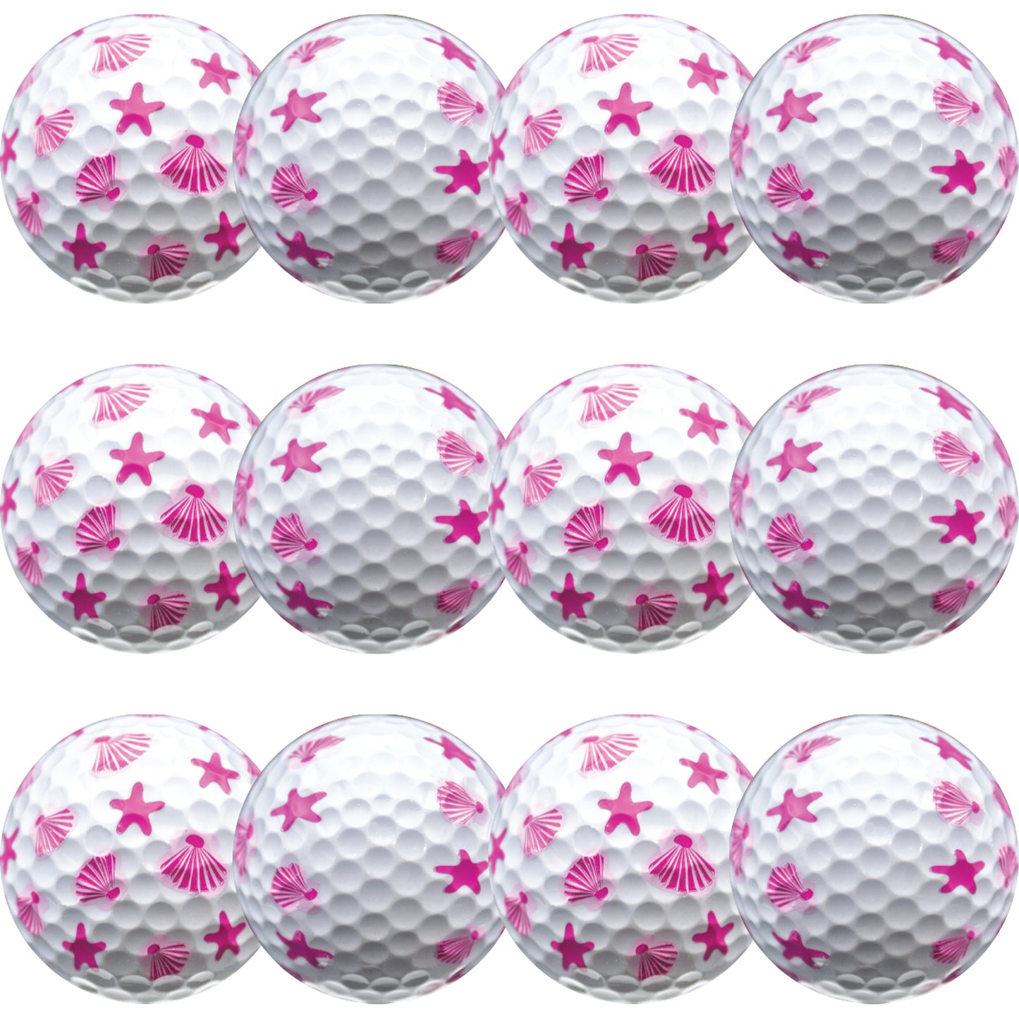 New Novelty Sea Shells Golf Balls