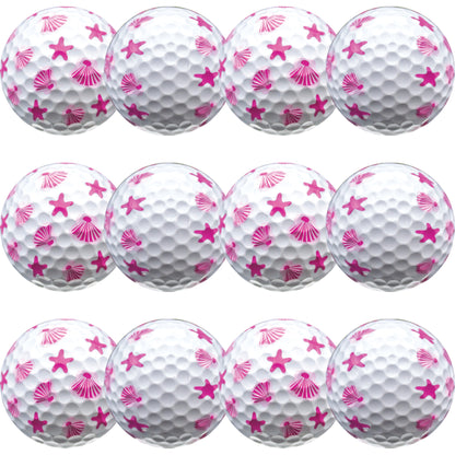New Novelty Sea Shells Golf Balls