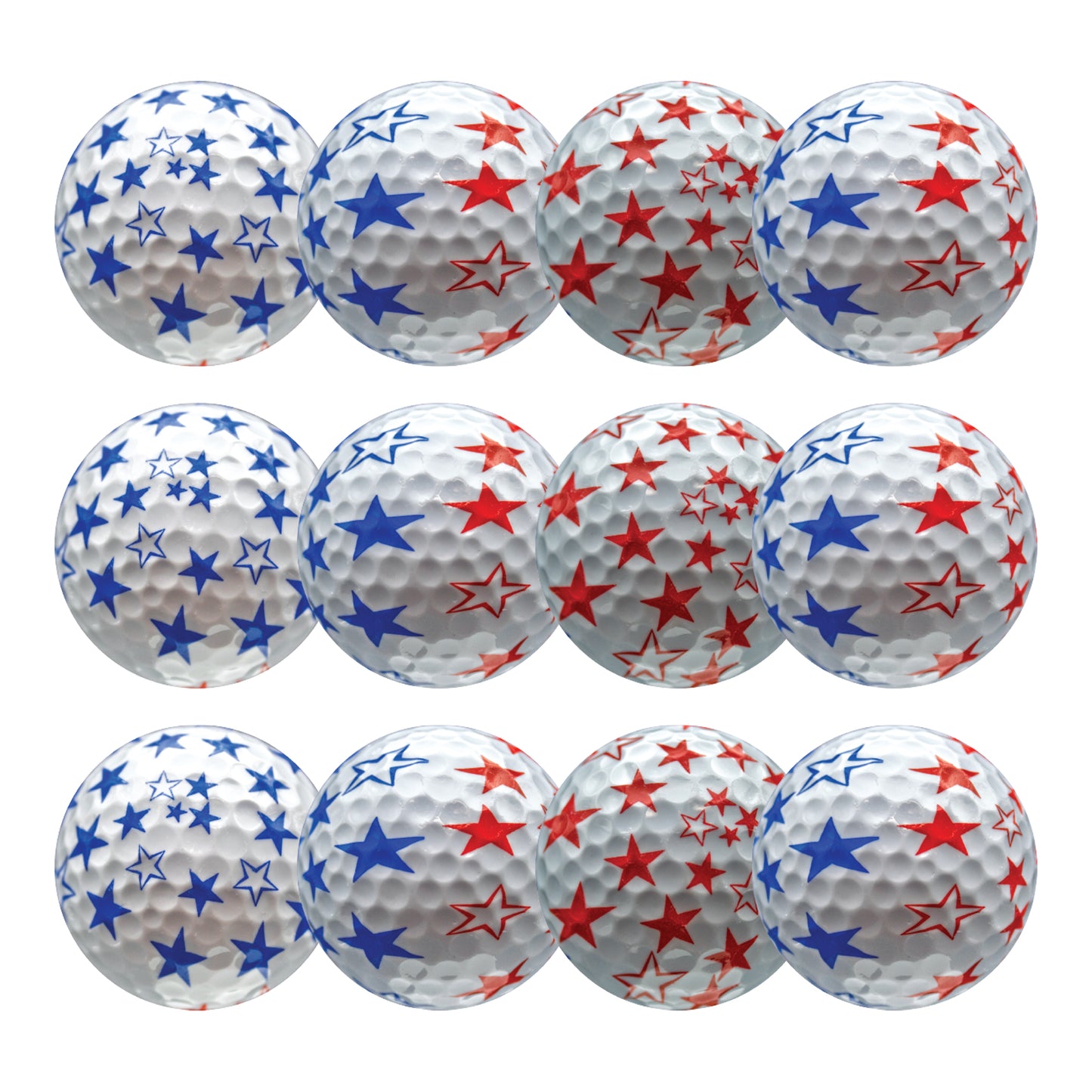 New Novelty Stars Golf Balls