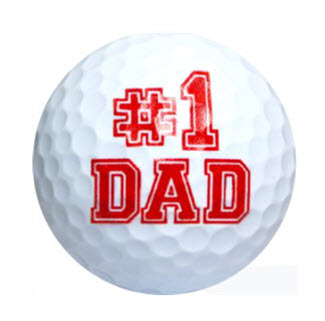 New Novelty #1 Dad Golf Balls