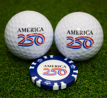 America A250 2 Ball Poker Chip Marker Set