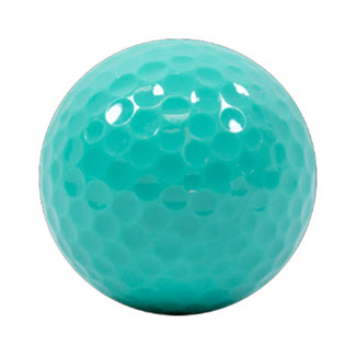 Blank Aqua Blue Golf Balls - New
