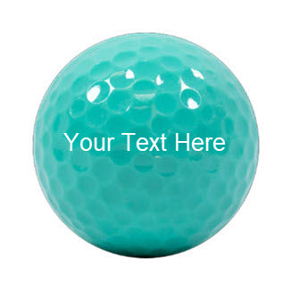 Customized Aqua Blue Golf Balls