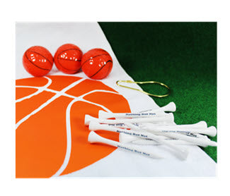New Novelty Basketball 20 Piece Golf Towel Set