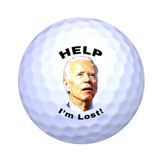 New Novelty Biden - Help I'm Lost Golf Balls