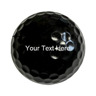 Customized Black Golf Balls - New