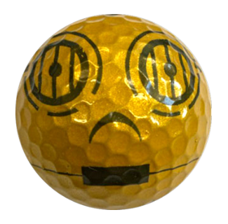 New Novelty C3PO Droid Golf Balls