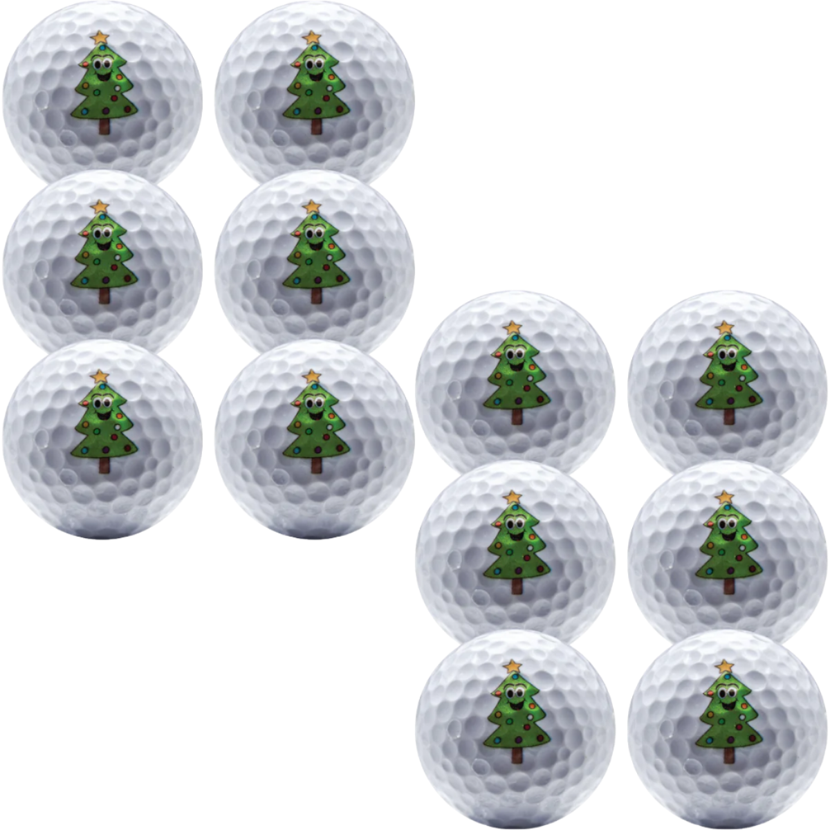 New Novelty Friendly Christmas Trees Golf Balls