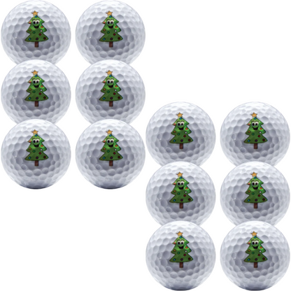 New Novelty Friendly Christmas Trees Golf Balls