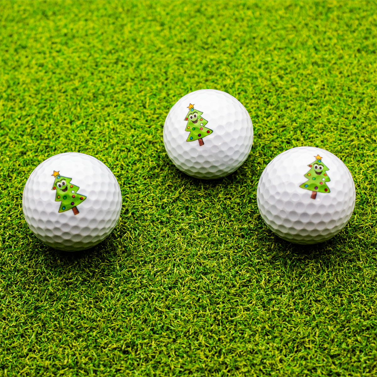 New Novelty Friendly Christmas Trees Golf Balls