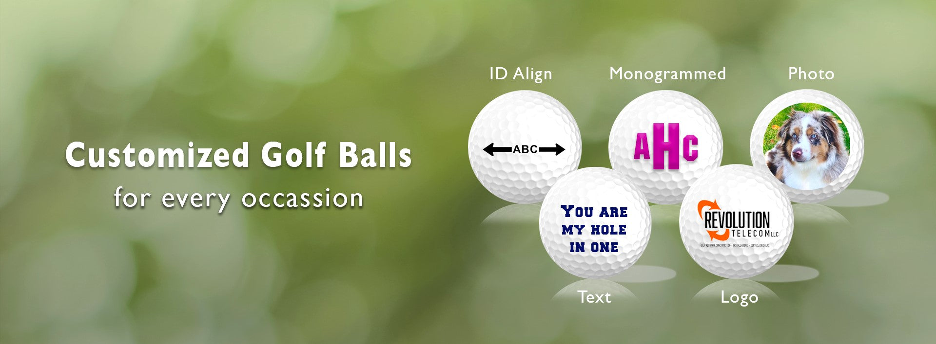 customized golf balls