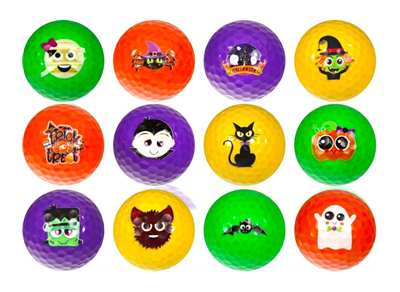New Novelty Cute Halloween Mix of Golf Balls