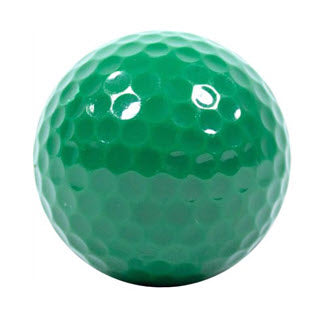 Blank Dark Green Golf Balls - New