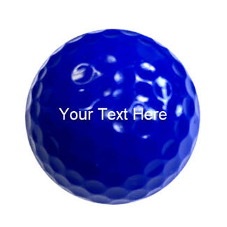 Customized Dark Blue Golf Balls