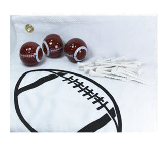 New Novelty Football 20 Piece Golf Towel Set