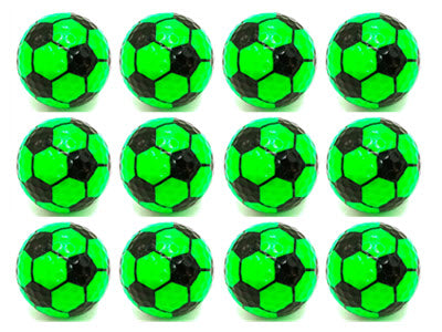 New Novelty Green Soccer Ball Golf Balls