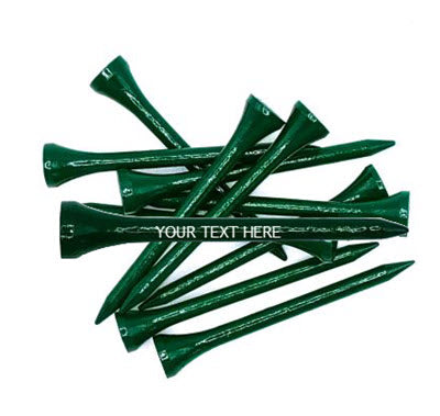 Customized 2 3/4" Green Golf Tees