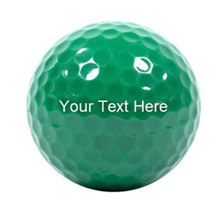 Customized Dark Green Golf Balls