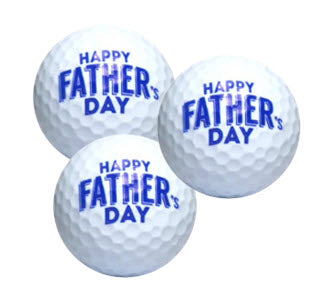 New Novelty Happy Father's Day Set - 3 Balls and 20 Imprinted Tees