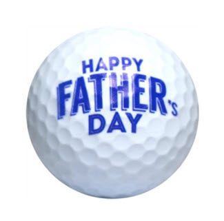 New Novelty Happy Father's Day Golf Balls