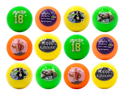New Novelty Deluxe Happy Gilmore Mix of Golf Balls