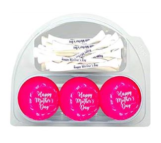 New Novelty Happy Mother's Day Set - 3 Balls and 20 Imprinted Tees