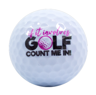 New Novelty Deluxe Golf Like a Girl Mix of Golf Balls