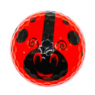 New Novelty Turtle, LadyBug, Bee Mix of Golf Balls