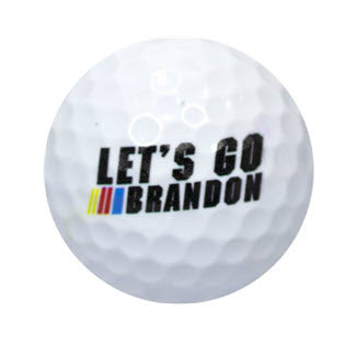 New Novelty Let's Go Brandon Golf Balls